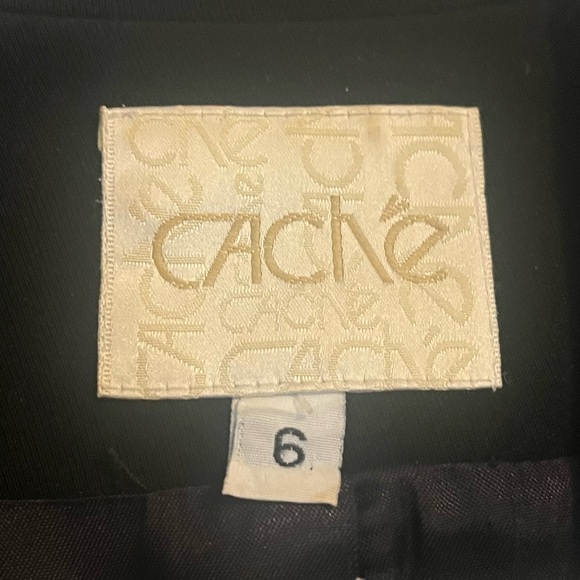 Cache Black Blazer -Size 6 - Picture 2 of 2